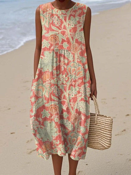 Dorthe® | Coral Bloom Kjole